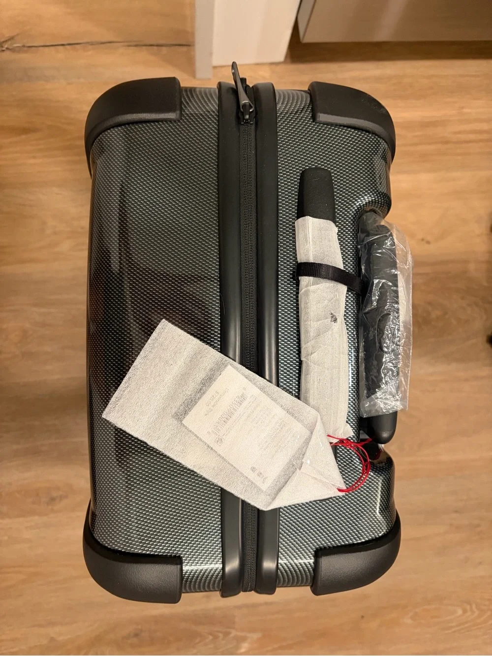 Tumi Gray Textured Hardside Spinner Carry-On